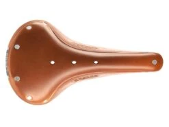 Brooks B17 Narrow Herresadel, Honey -Cykelshoppen Udsalgsbutik 02.b214 a07203 b17 narrow leather honey top 2 1