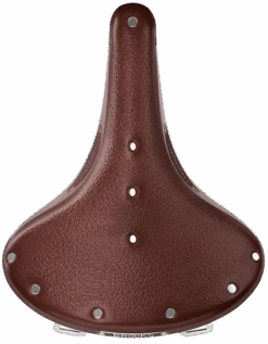 Brooks B67S Damesadel, A. Brown -Cykelshoppen Udsalgsbutik 02.b427hs a07205 b67 leather brown top 1 removebg