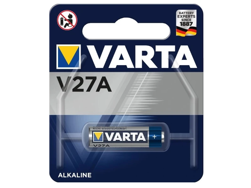 Varta V27A Batteri, 12V 3 Varta V27A Batteri, 12V