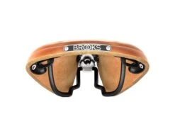Brooks B17 Narrow Herresadel, Honey -Cykelshoppen Udsalgsbutik 06.b214 a07203 b17 narrow leather honey back 2 1