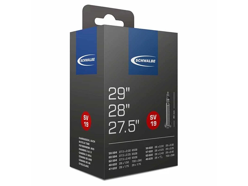 Schwalbe Cykelslange 27,5" - 29" Racerventil (SV19) 3 Schwalbe Cykelslange 27,5" - 29" Racerventil (SV19)