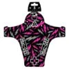Muc-Off Front Ride Guard Forskærm, Black/Pink