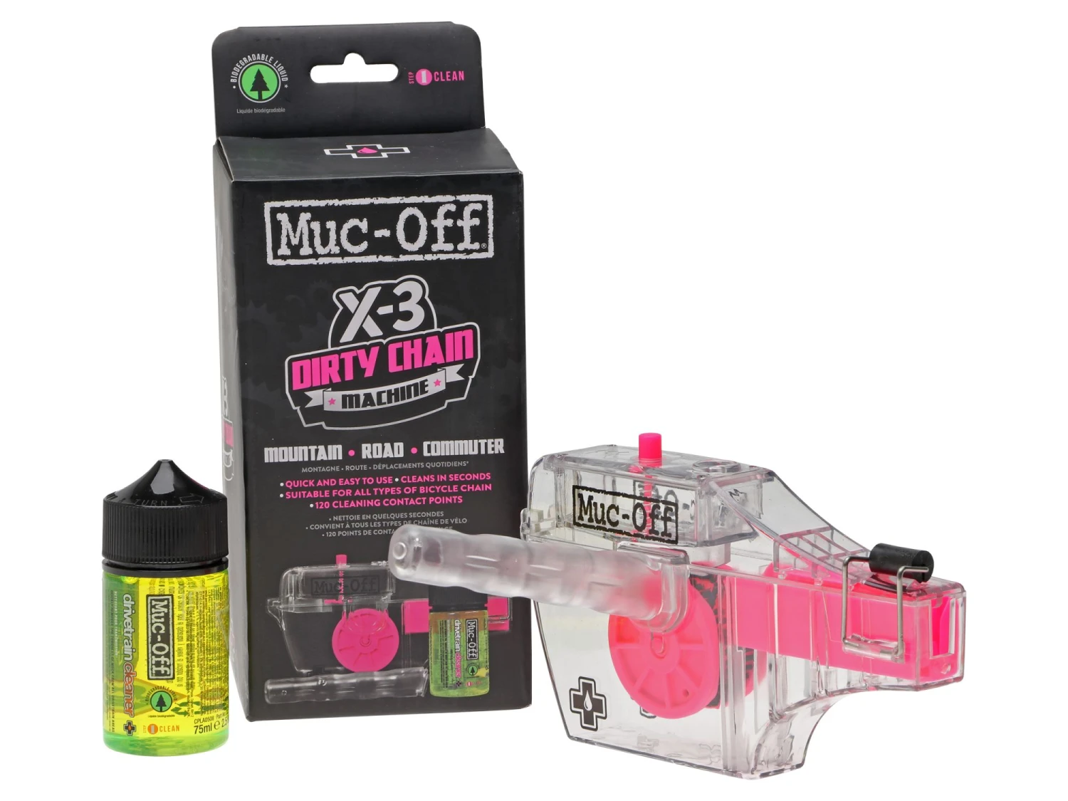 Muc-Off X3 Dirty Chain Machine Kæderenser 5 Muc-Off X3 Dirty Chain Machine Kæderenser - Billede 3