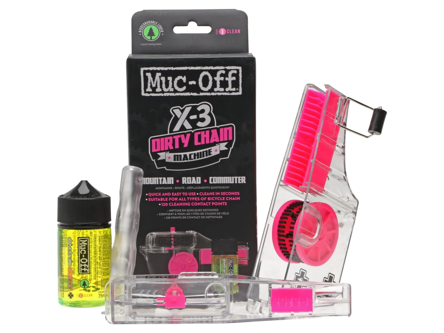 Muc-Off X3 Dirty Chain Machine Kæderenser 4 Muc-Off X3 Dirty Chain Machine Kæderenser - Billede 2