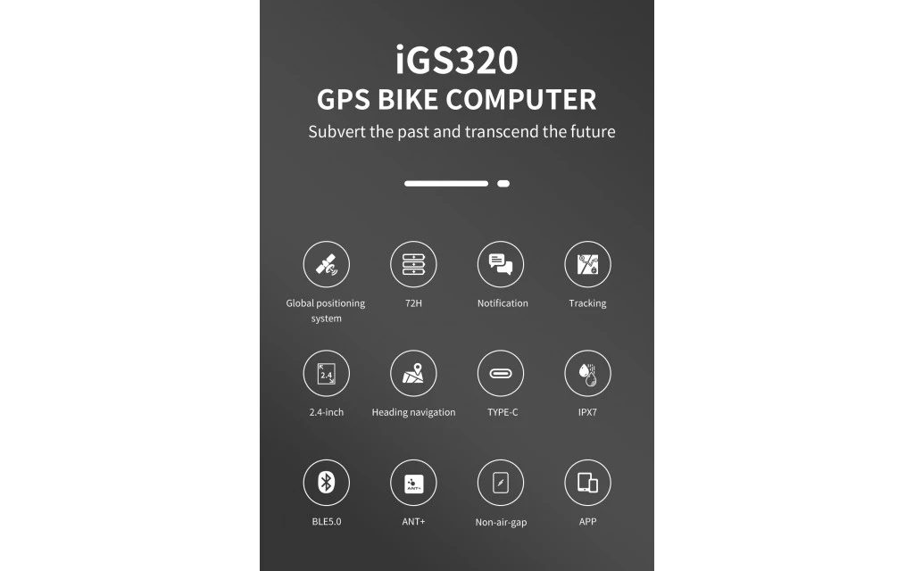 IGPSport IGS320 GPS Cykelcomputer 7 IGPSport IGS320 GPS Cykelcomputer - Billede 5