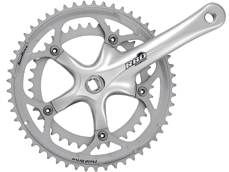 SunRace Road 8-Speed Kranksæt, 53/39T 3 SunRace Road 8-Speed Kranksæt, 53/39T