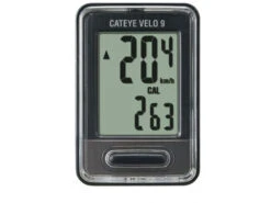 Cateye Velo 9 Black Cykelcomputer