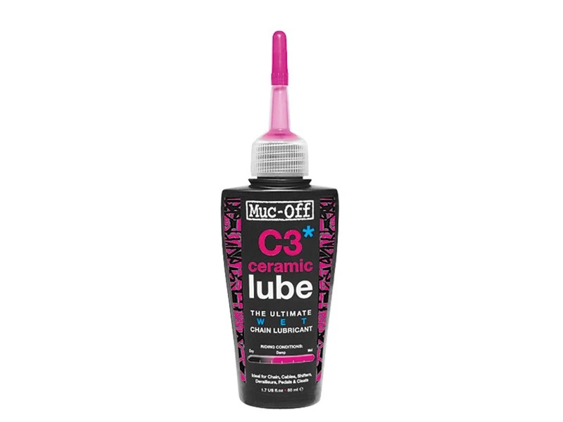 Muc-Off C3 Wet Ceramic Lube Våd Kædeolie, 50ml 3 Muc-Off C3 Wet Ceramic Lube Våd Kædeolie, 50ml