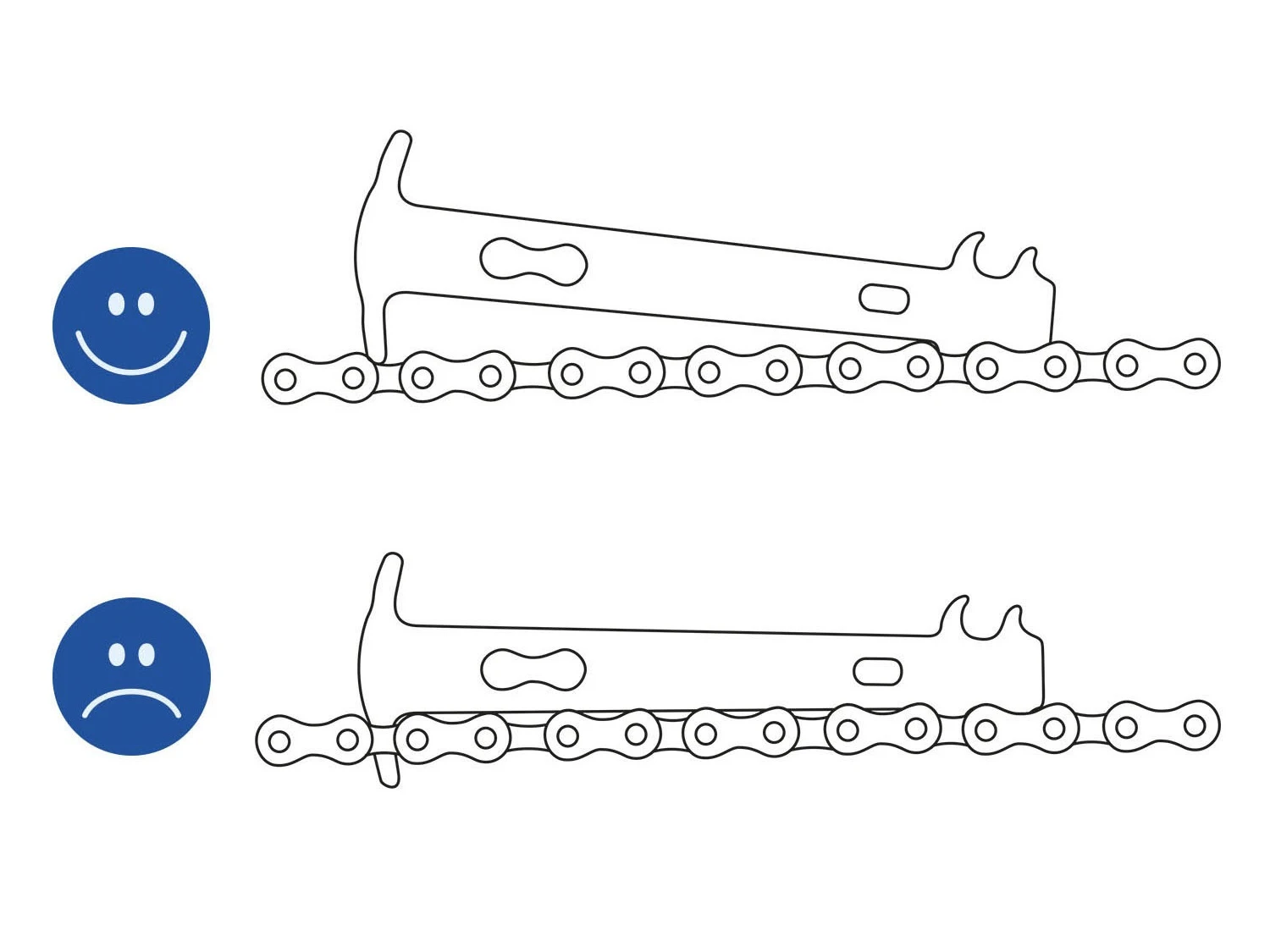 M-Wave ChainChecker Kædemåler 4 M-Wave ChainChecker Kædemåler - Billede 2