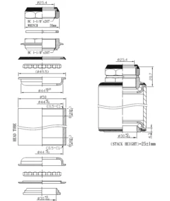 Universal Semi-Integreret Styrfittings, 1 1/8" -Cykelshoppen Udsalgsbutik 989 1 split