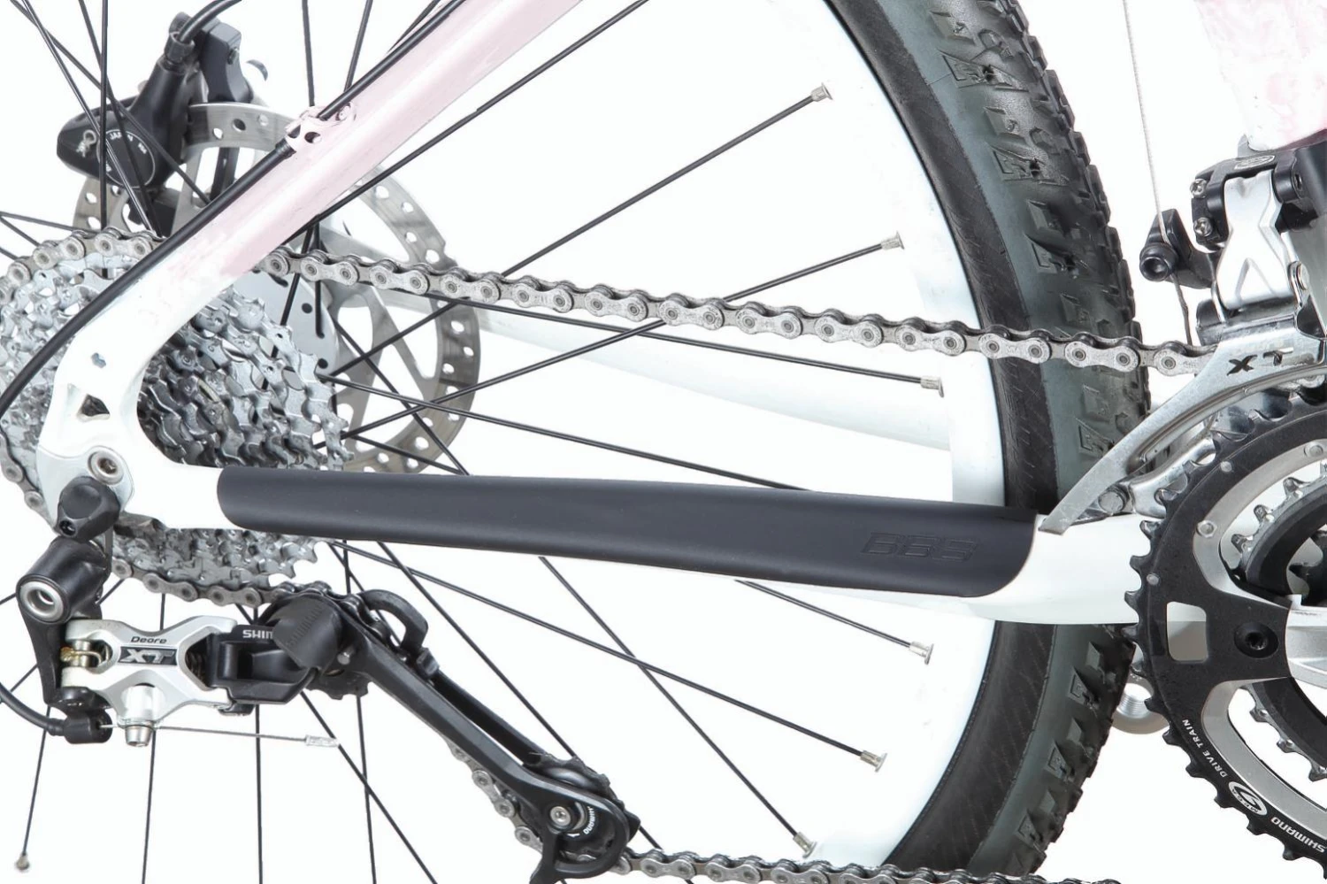 BBB StaySkin Stelbeskytter, Matt Black 4 BBB StaySkin Stelbeskytter, Matt Black - Billede 2