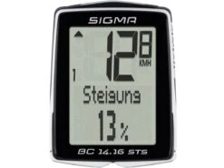 Sigma BC 14.16 Trådløs Cykelcomputer M. Højdemåler