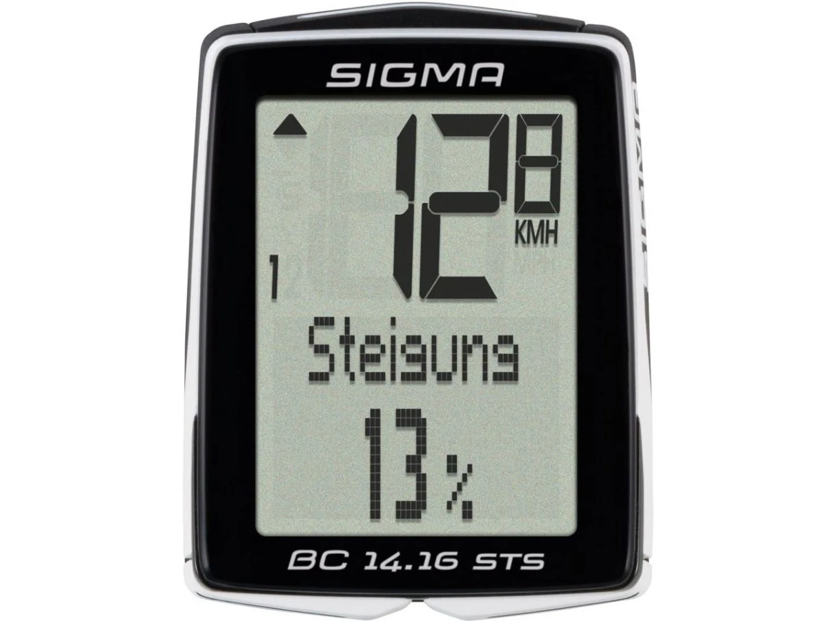Sigma BC 14.16 Trådløs Cykelcomputer M. Højdemåler 3 Sigma BC 14.16 Trådløs Cykelcomputer M. Højdemåler