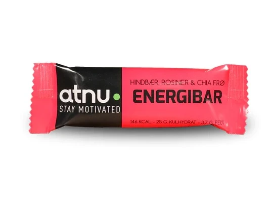 Atnu Hindbær Energybar, 40g 3 Atnu Hindbær Energybar, 40g