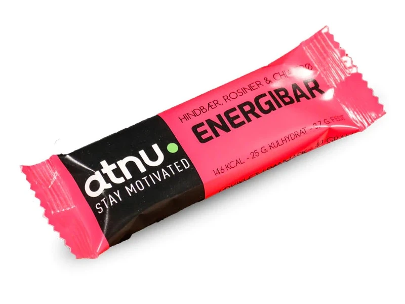 Atnu Hindbær Energybar, 40g 4 Atnu Hindbær Energybar, 40g - Billede 2