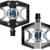 Crankbrothers Double Shot 2 Kombipedaler, Black -Cykelshoppen Udsalgsbutik CB16006