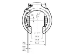 Trelock Balloon Ringlås -Cykelshoppen Udsalgsbutik E0012152