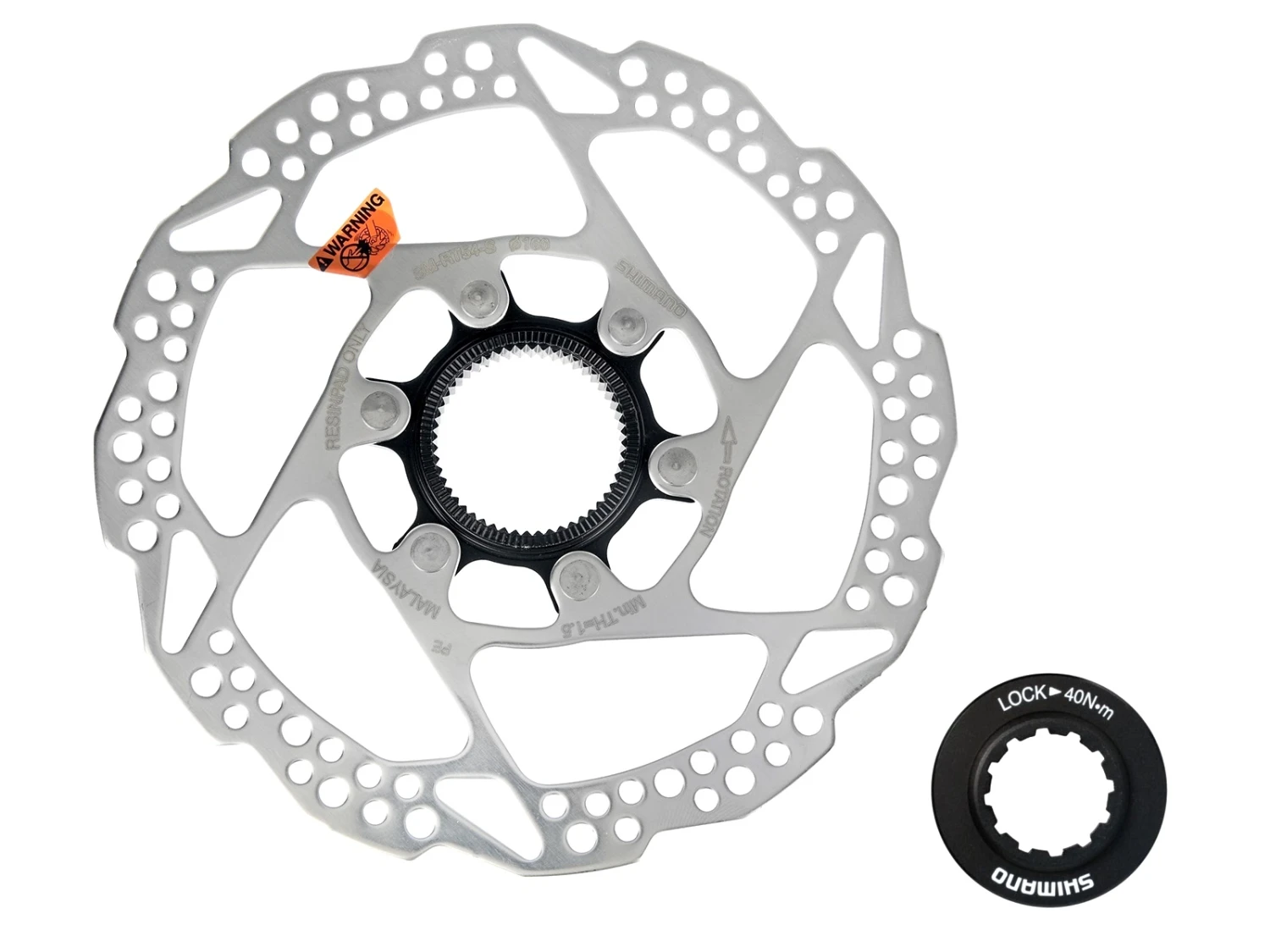 Shimano Deore RT54 Bremseskive, 160mm 3 Shimano Deore RT54 Bremseskive, 160mm