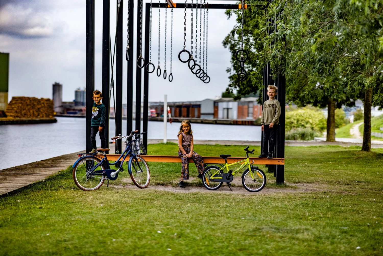 Winther 150 16" Green - Børnecykel - 2023 4 Winther 150 16" Green - Børnecykel - 2023 - Billede 2