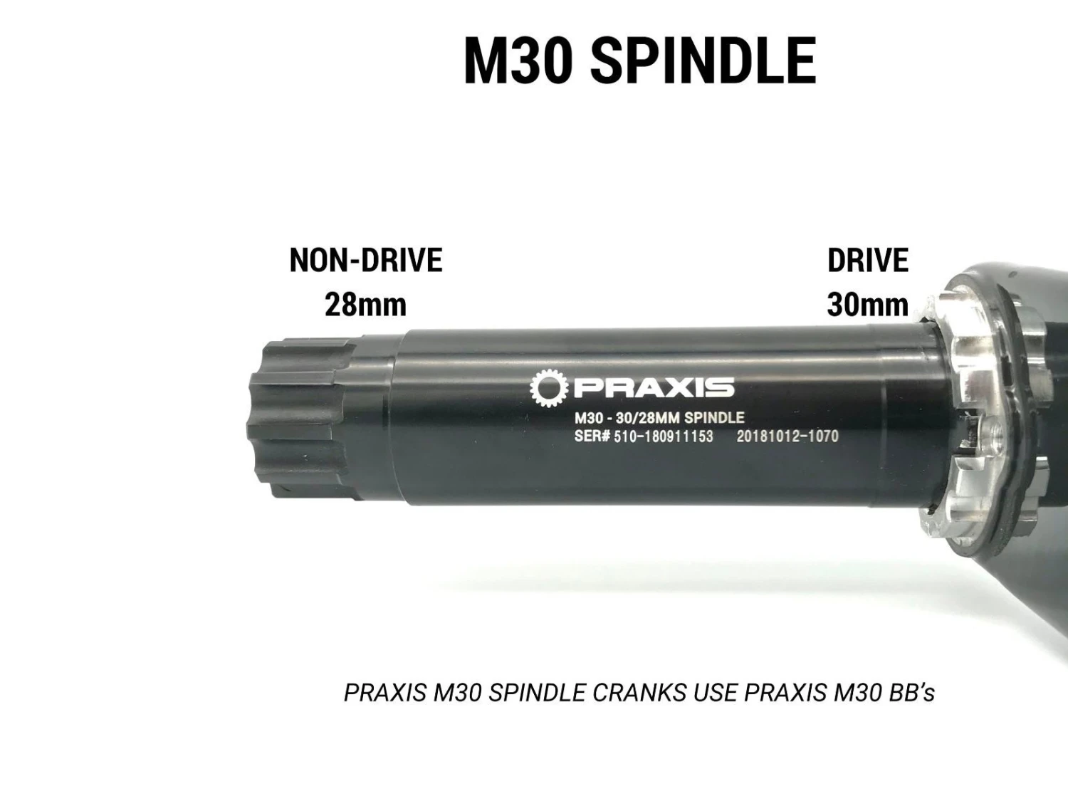 Praxis Works M30 Road Krankboks, 68mm 6 Praxis Works M30 Road Krankboks, 68mm - Billede 4