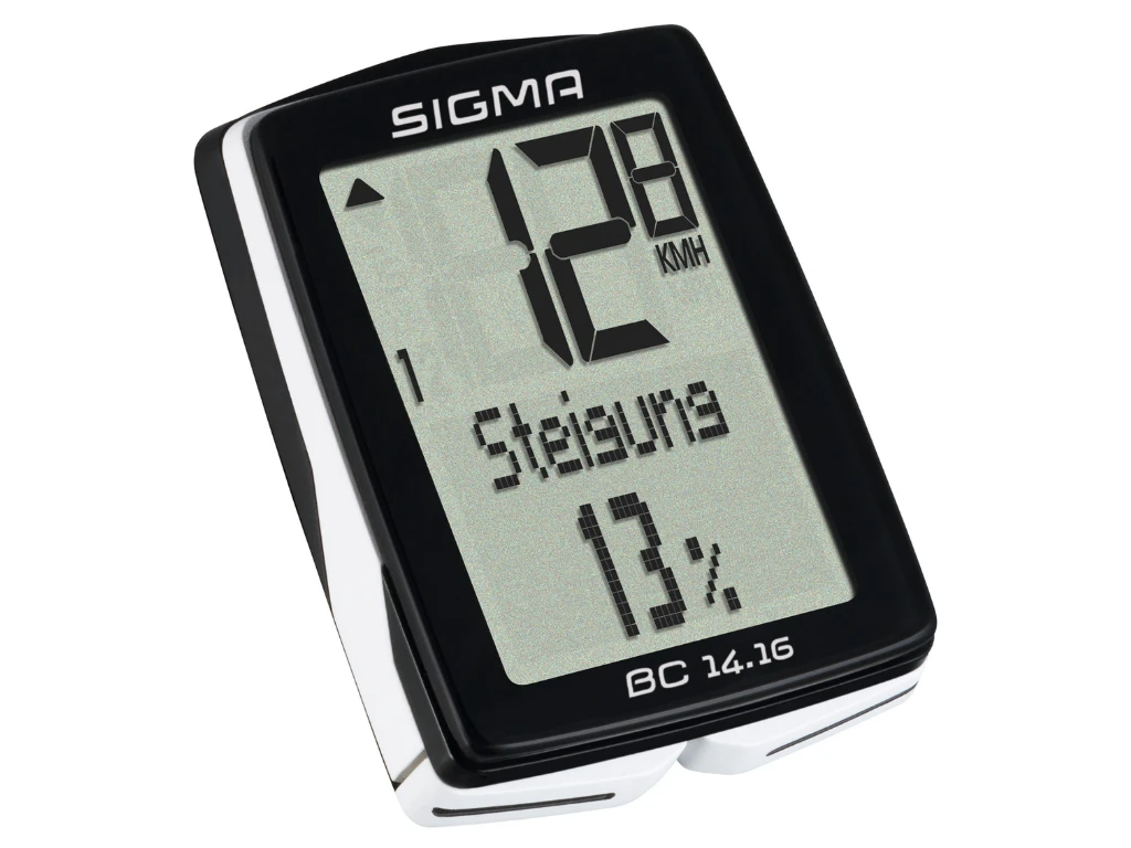 Sigma BC 14.16 Trådløs Cykelcomputer M. Højdemåler 4 Sigma BC 14.16 Trådløs Cykelcomputer M. Højdemåler - Billede 2