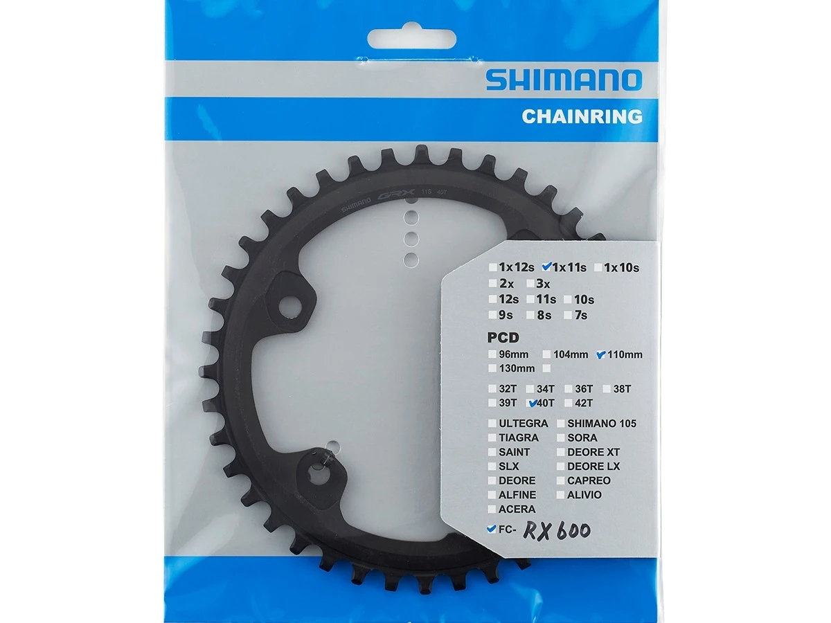 Shimano GRX RX600 11-Speed Klinge, 40T 4 Shimano GRX RX600 11-Speed Klinge, 40T - Billede 2