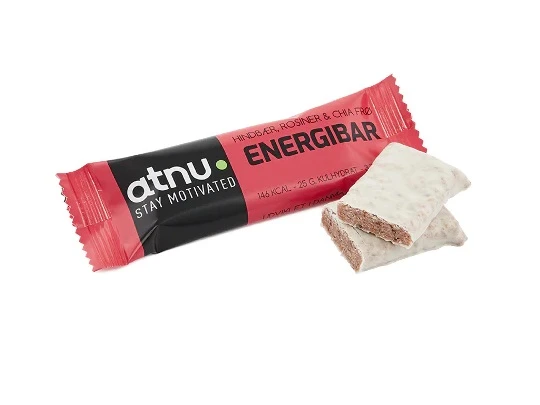 Atnu Hindbær Energybar, 40g 5 Atnu Hindbær Energybar, 40g - Billede 3