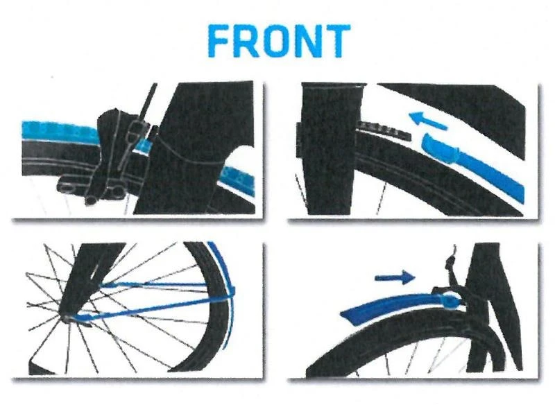 BBB SlimGuard Racercykel Skærmsæt, Max 30C 5 BBB SlimGuard Racercykel Skærmsæt, Max 30C - Billede 3