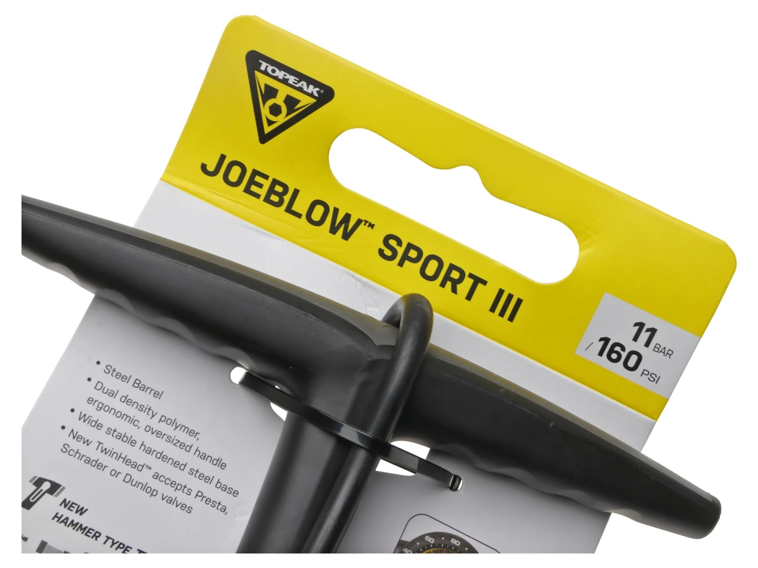 Topeak Joeblow Sport III Fodpumpe, 160 PSI 11 Topeak Joeblow Sport III Fodpumpe, 160 PSI - Billede 10