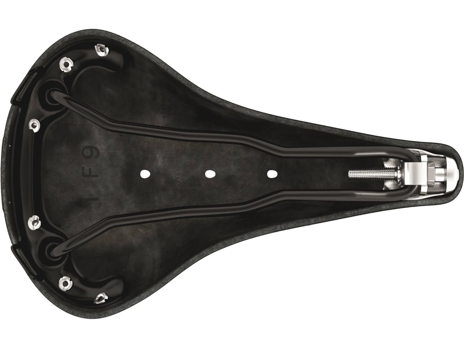 Brooks B17 Herresadel, Black 8 Brooks B17 Herresadel, Black - Billede 6