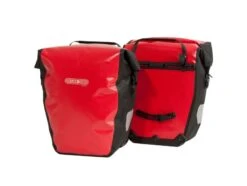 Ortlieb Back-Roller City Red Sidetaskesæt, 2 X 20L -Cykelshoppen Udsalgsbutik backroller city f5001 pair