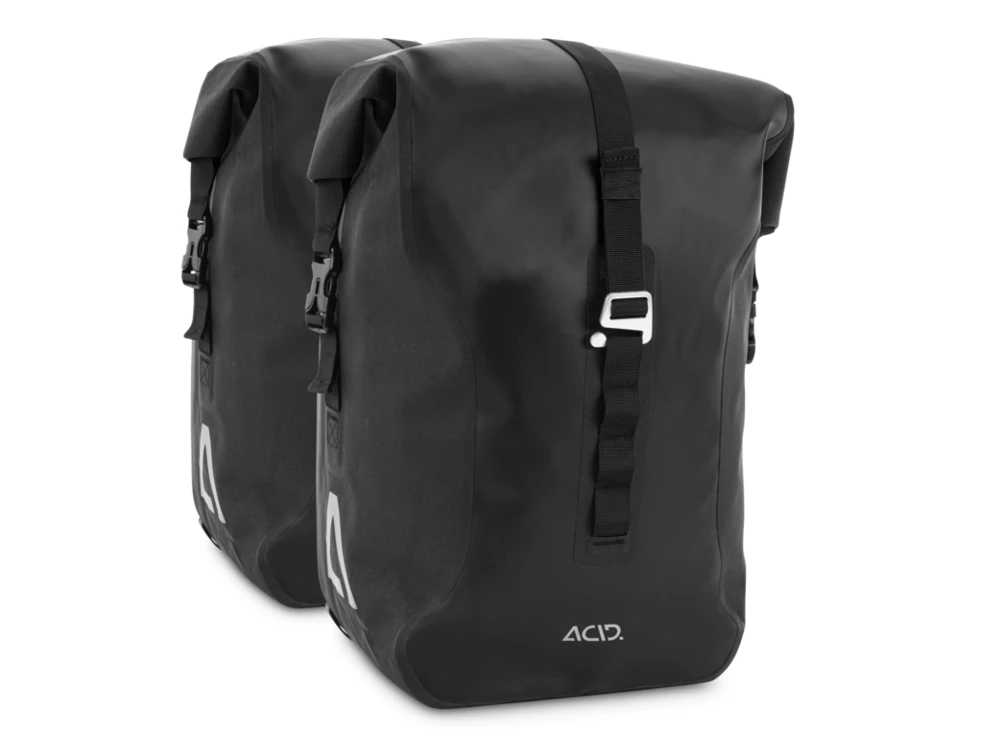 Cube Acid Panniers Travel Pro Cykeltaskesæt, 40L 3 Cube Acid Panniers Travel Pro Cykeltaskesæt, 40L