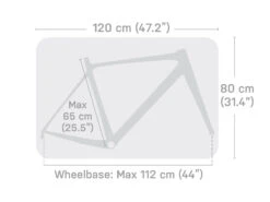 Topeak Cykelkuffert M. Beskyttelseskit -Cykelshoppen Udsalgsbutik pakgo x dimension