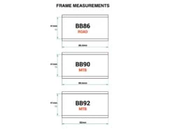 Praxis Works M30 BB86 + BB90/92 Kranklejer -Cykelshoppen Udsalgsbutik praxis m30 thru bb90 92 SPEC 01
